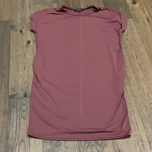 Mossimo Mauve Short Sleeve Shift Dress